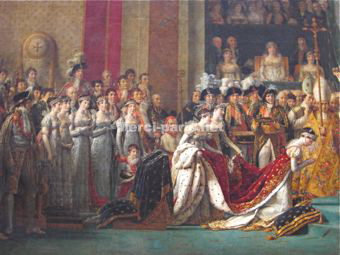 ルーヴル美術館のおすすめ作品「ナポレオン一世の戴冠式」_メルシーパリ．ネット